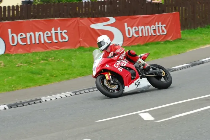 Framed Print : Ryan Kneen (Kawasaki) 2015 Senior TT