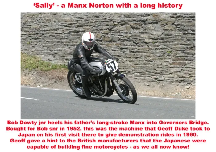 Framed Print : Sally - a Manx Norton with a long history