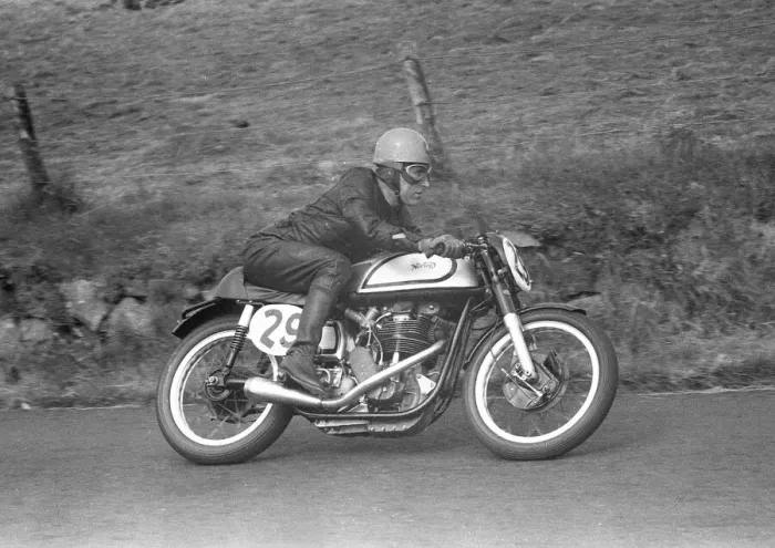 Framed Print : Sam Spratt (Norton) 1958 Junior Ulster Grand Prix Framed Print : Sam Spratt (Norton) 1958 Junior Ulster Grand Prix