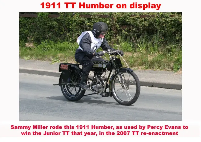 Framed Print : Sammy Miller 1911 TT Humber 2007 TT re enactment Framed Print : Sammy Miller 1911 TT Humber 2007 TT re enactment