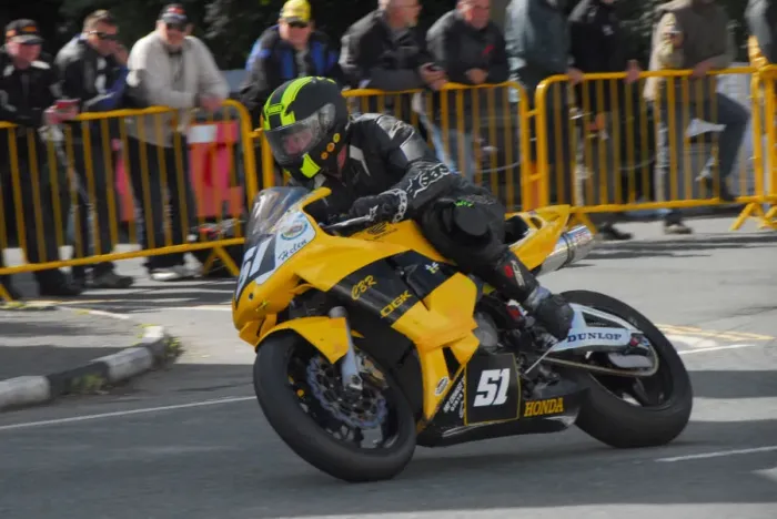 Framed Print : Shaun Evans (Honda) 2014 Junior Manx Grand Prix