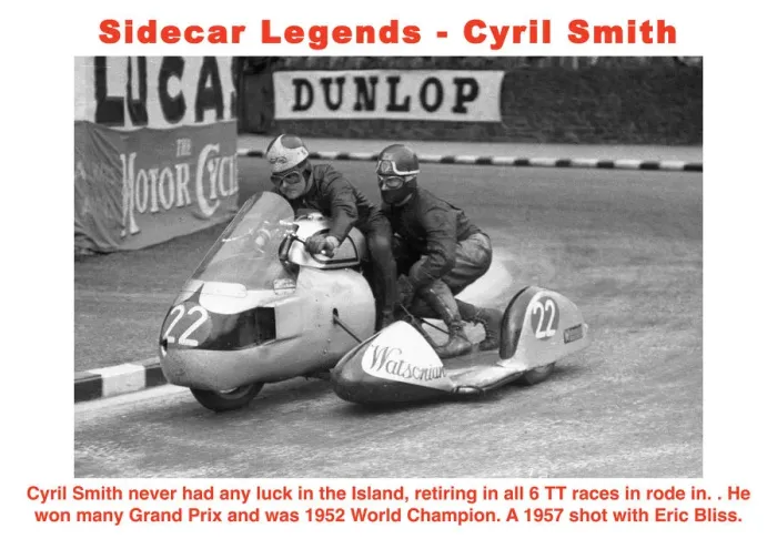 Framed Print : Sidecar Legends - Cyril Smith Framed Print : Sidecar Legends - Cyril Smith