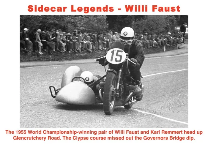 Framed Print : Sidecar Legends - Willi Faust Framed Print : Sidecar Legends - Willi Faust