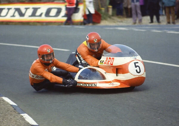 Siegfried Schauzu & Wolfgang Kalauch (BMW) 1974 750sc TT
