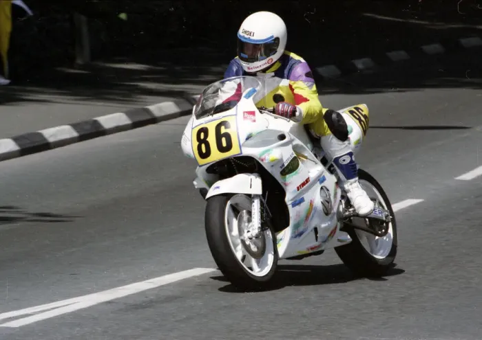 Framed Print : Siegfried Scherm (Honda) 1994 Supersport 600 TT Framed Print : Siegfried Scherm (Honda) 1994 Supersport 600 TT