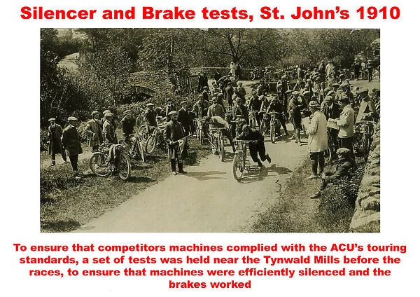 Silencer and Brake tests, St. Johns 1910