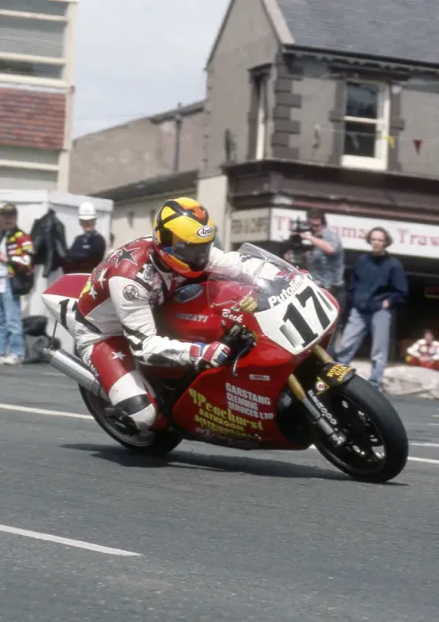 Framed Print : Simon Beck (Ducati) 1995 Formula One TT Framed Print : Simon Beck (Ducati) 1995 Formula One TT