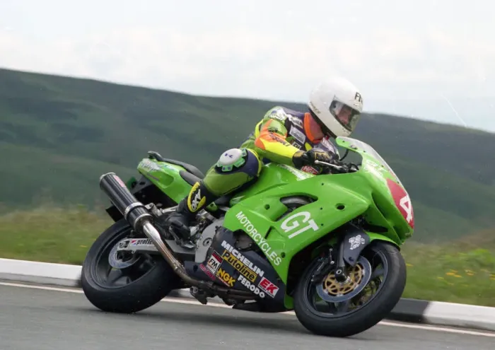 Framed Print : Simon Beck (Kawasaki) 1998 Production TT Framed Print : Simon Beck (Kawasaki) 1998 Production TT