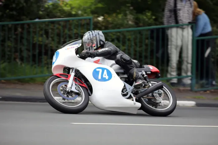 Framed Print : Simon Collins (Honda) 2019 Junior Classic TT Framed Print : Simon Collins (Honda) 2019 Junior Classic TT