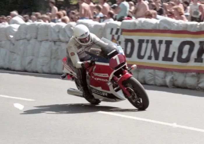 Framed Print : Bill Smith (Honda) 1984 Production TT Framed Print : Bill Smith (Honda) 1984 Production TT