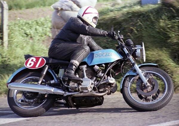 Bill Snelling (Ducati) 1980 Jurby Road