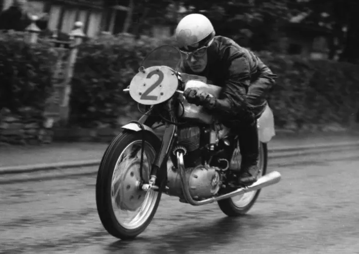Framed Print : Bill Spence (NSU) 1955 Lightweight TT Framed Print : Bill Spence (NSU) 1955 Lightweight TT
