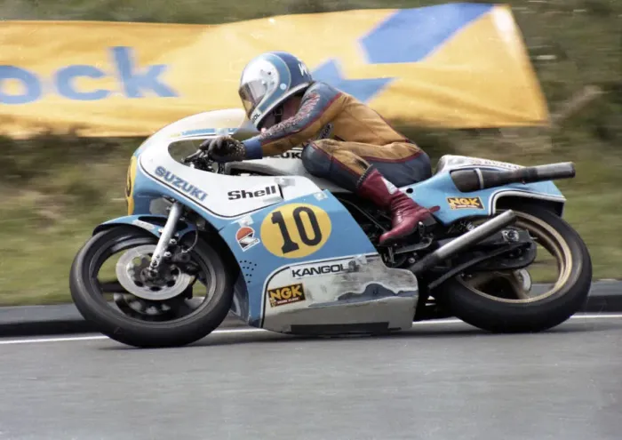 Framed Print : Stan Woods (Suzuki) 1980 Senior TT Framed Print : Stan Woods (Suzuki) 1980 Senior TT