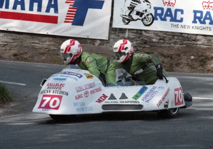 Framed Print : Stephen Galligan & David Galligan (Ireson) 1993 Sidecar TT Framed Print : Stephen Galligan & David Galligan (Ireson) 1993 Sidecar TT