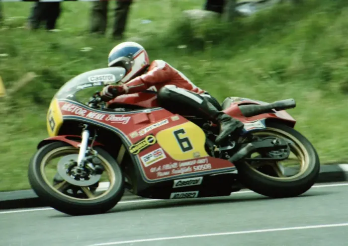 Framed Print : Steve Cull (Suzuki) 1980 Senior TT