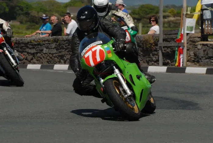 Framed Print : Steve Dobbie (Harris) 2009 Pre TT Classic