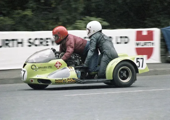 Framed Print : Steve Galligan & William O Leary (Kawasaki) 1979 Sidecar TT Framed Print : Steve Galligan & William O Leary (Kawasaki) 1979 Sidecar TT