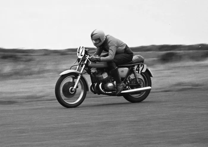 Framed Print : Steve Graves (Kawasaki) 1975 Jurby Airfield Framed Print : Steve Graves (Kawasaki) 1975 Jurby Airfield