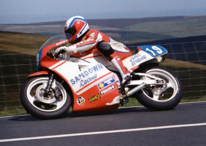 Framed Print : Steve Hazlett (EMC) 1989 Junior TT Framed Print : Steve Hazlett (EMC) 1989 Junior TT
