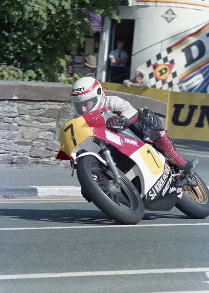 Steve Hazlett (Yamaha) 1987 Senior Manx Grand Prix