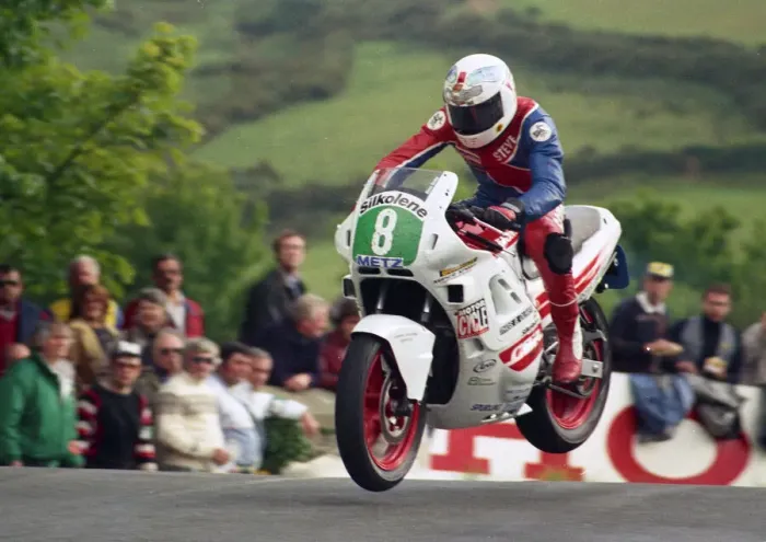 Framed Print : Steve Hislop (Honda) 1988 Production C TT Framed Print : Steve Hislop (Honda) 1988 Production C TT