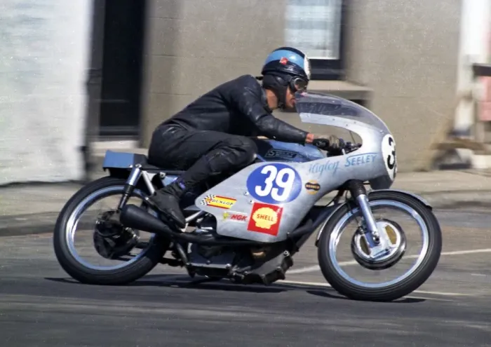 Framed Print : Steve Jolly (Seeley) 1969 Junior TT Framed Print : Steve Jolly (Seeley) 1969 Junior TT