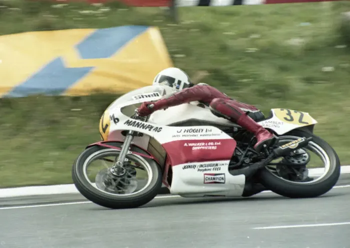 Framed Print : Steve Moynihan (Yamaha) 1980 Senior TT