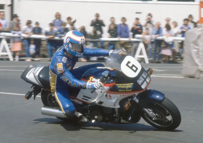 Framed Print : Steve Parrish (Yamaha) 1984 Production TT Framed Print : Steve Parrish (Yamaha) 1984 Production TT