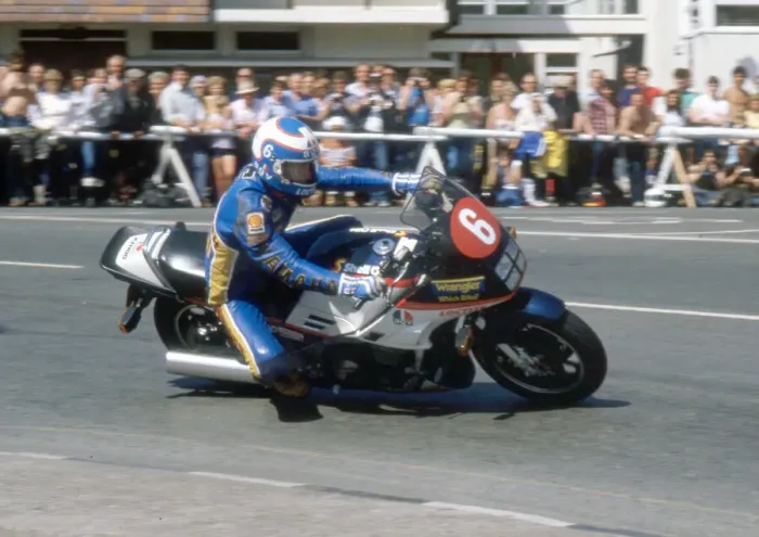 Framed Print : Steve Parrish (Yamaha) 1984 Production TT Framed Print : Steve Parrish (Yamaha) 1984 Production TT