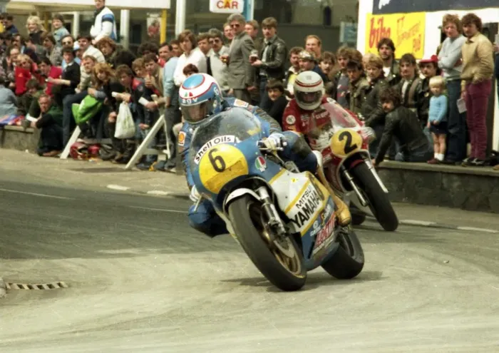 Framed Print : Steve Parrish (Yamaha) 1984 Senior TT Framed Print : Steve Parrish (Yamaha) 1984 Senior TT