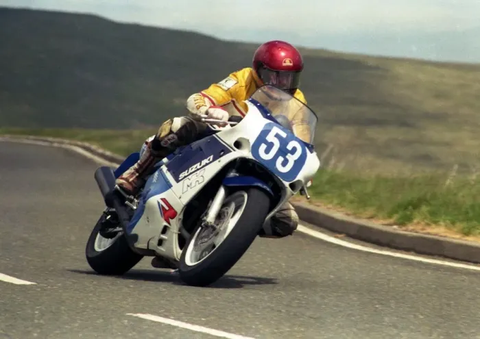 Framed Print : Steve Richardson (Suzuki) 1988 Production B TT Framed Print : Steve Richardson (Suzuki) 1988 Production B TT