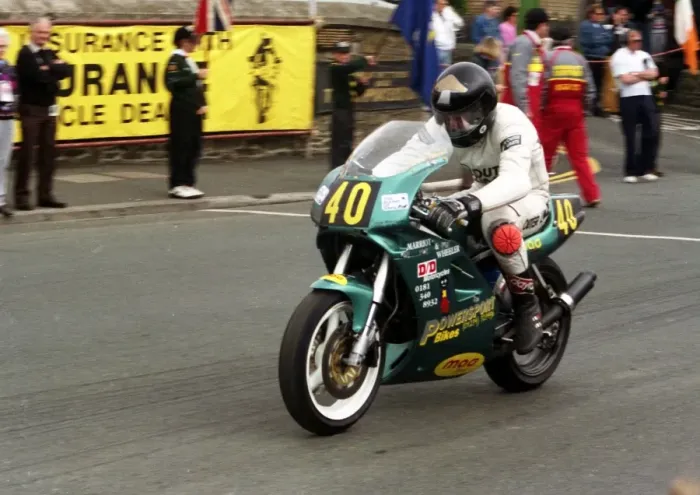 Framed Print : Steve Tannock (Harris Rotax) 1995 Singles TT Framed Print : Steve Tannock (Harris Rotax) 1995 Singles TT