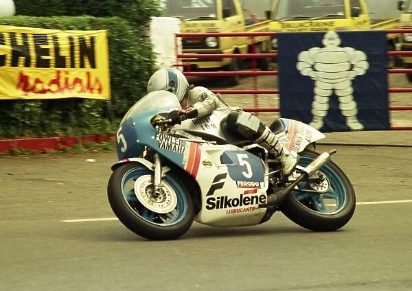 Steve Williams (Fowler Yamaha) 1987 Junior TT