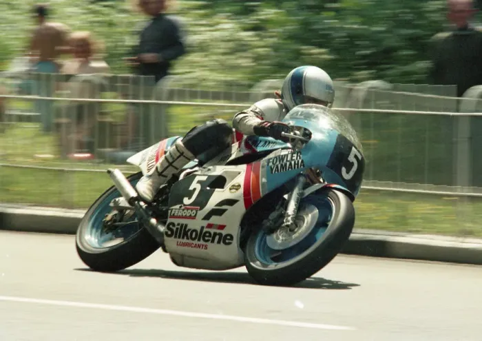 Framed Print : Steve Williams (Yamaha) 1987 Formula Two TT Framed Print : Steve Williams (Yamaha) 1987 Formula Two TT