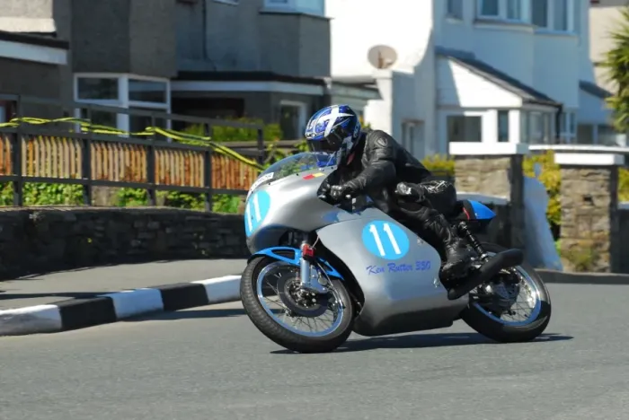 Framed Print : Steven Elliott (Honda) 2013 Pre TT Classic