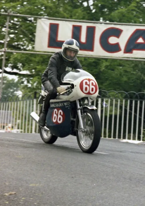 Framed Print : Stewart Baldwin (Honda) 1974 Production TT Framed Print : Stewart Baldwin (Honda) 1974 Production TT