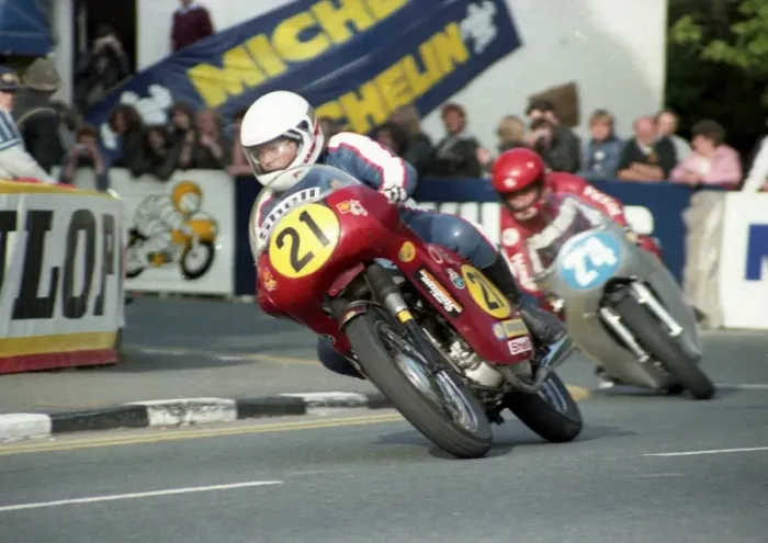 Framed Print : Stuart Noon (RSM Triumph) 1984 Classic TT Framed Print : Stuart Noon (RSM Triumph) 1984 Classic TT