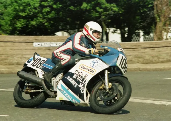Framed Print : Stuart Noon (Suzuki) 1987 Formula One TT Framed Print : Stuart Noon (Suzuki) 1987 Formula One TT