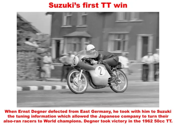 Framed Print : Suzukis first TT win Framed Print : Suzukis first TT win
