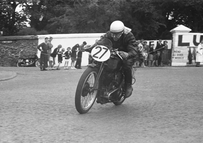Framed Print : Sven Sorensen (Excelsior) 1953 Lightweight TT Framed Print : Sven Sorensen (Excelsior) 1953 Lightweight TT