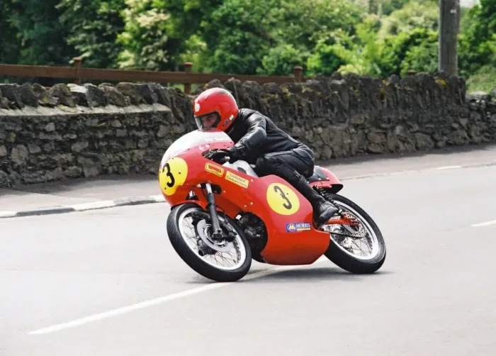 Framed Print : Bill Swallow (Aermacchi) 2004 Pre TT Classic Framed Print : Bill Swallow (Aermacchi) 2004 Pre TT Classic