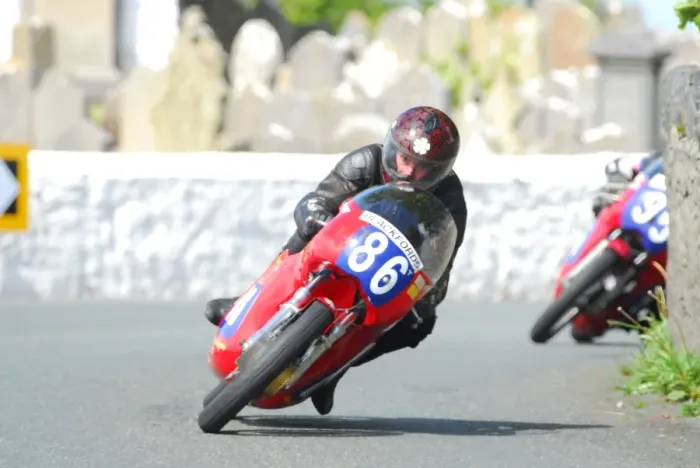 Framed Print : Bill Swallow (Aermacchi) 2015 Pre TT Classic Framed Print : Bill Swallow (Aermacchi) 2015 Pre TT Classic