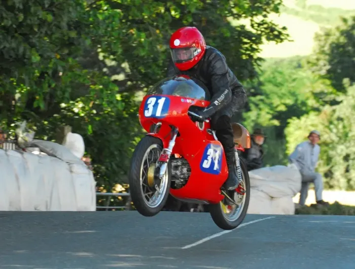 Framed Print : Bill Swallow (Aermacchi) 2016 Junior Classic TT Framed Print : Bill Swallow (Aermacchi) 2016 Junior Classic TT