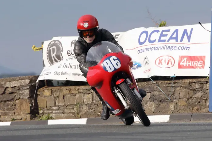 Framed Print : Bill Swallow (Aermacchi) 2018 Pre TT Classic, Billown Framed Print : Bill Swallow (Aermacchi) 2018 Pre TT Classic, Billown