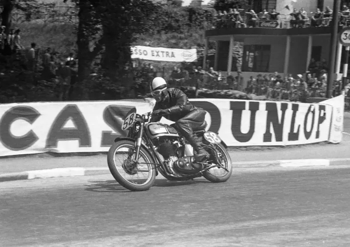Framed Print : T F Watson (Norton) 1953 Senior Clubman TT Framed Print : T F Watson (Norton) 1953 Senior Clubman TT