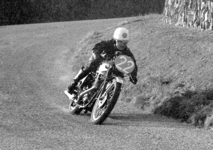 Framed Print : T Swinney (BSA) 1955 Junior Clubman TT Framed Print : T Swinney (BSA) 1955 Junior Clubman TT