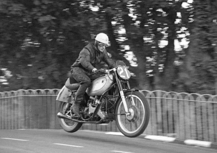 Framed Print : Ted Frend (AJS) 1950 Senior TT Framed Print : Ted Frend (AJS) 1950 Senior TT