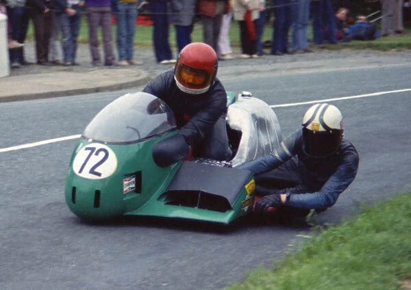 Ted Jansson & Kevin Littlemore (Konig) 1974 Sidecar 750 TT