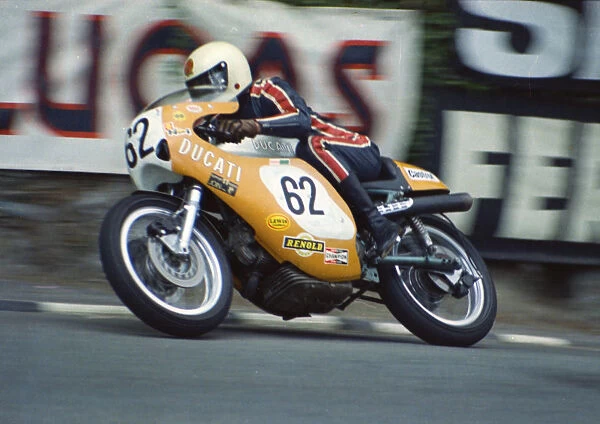Ted Redford (Ducati) 1974 Formula 750 TT
