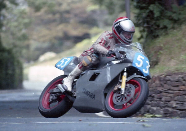 Ted Roebuck (Yamaha) 1990 Junior Manx Grand Prix